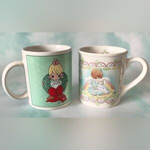 1990s Precious Moments Mugs Irish Blessing Christmas
